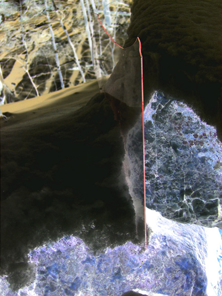 Right side of photopair titled WINTER DIPTYCH by Kelley Hersey