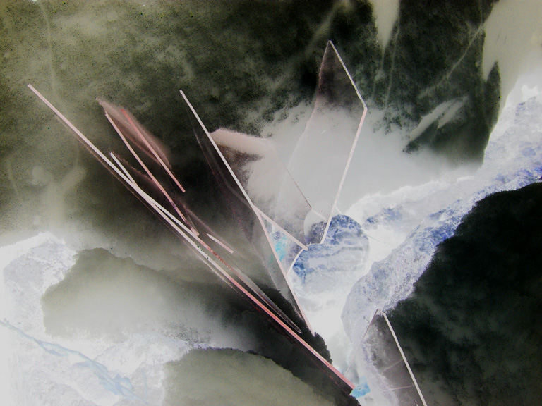 Digital color photograph by Kelley Hersey  titled BROKEN SNOWS.